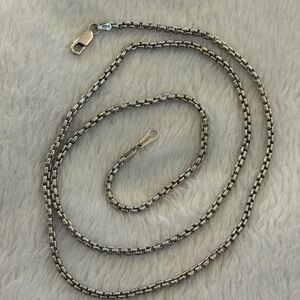 Effy Men's Sterling Silver 21" Box Link Chain